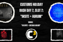 Photo of Customs Holiday Bash Day 2, Slot 2: “Insite + Aurum” (Bonus: “Valiente + Antonio Niram”)